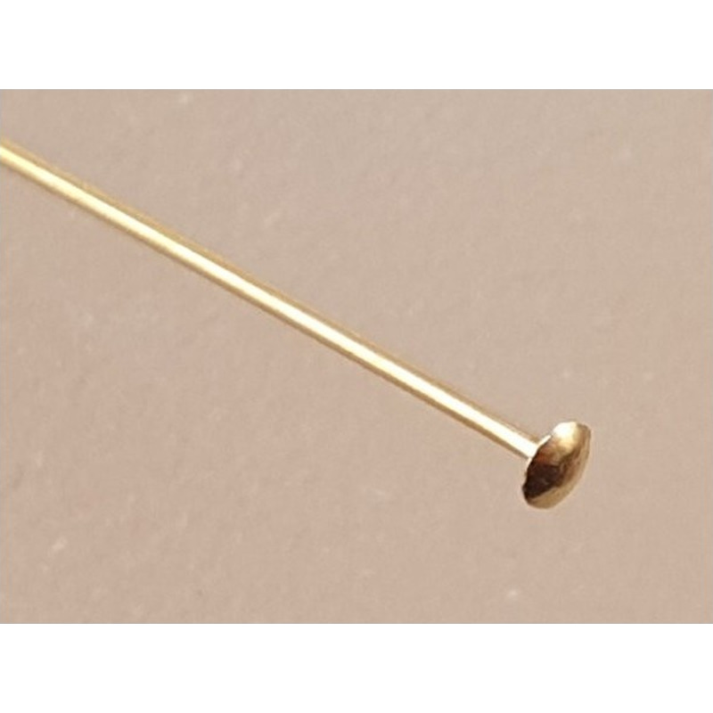 Nietstift 0,4x76mm, Goldfilled