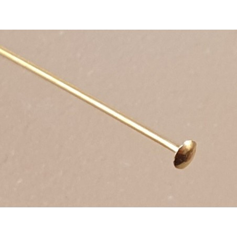 Nietstift 0,4x76mm, Goldfilled