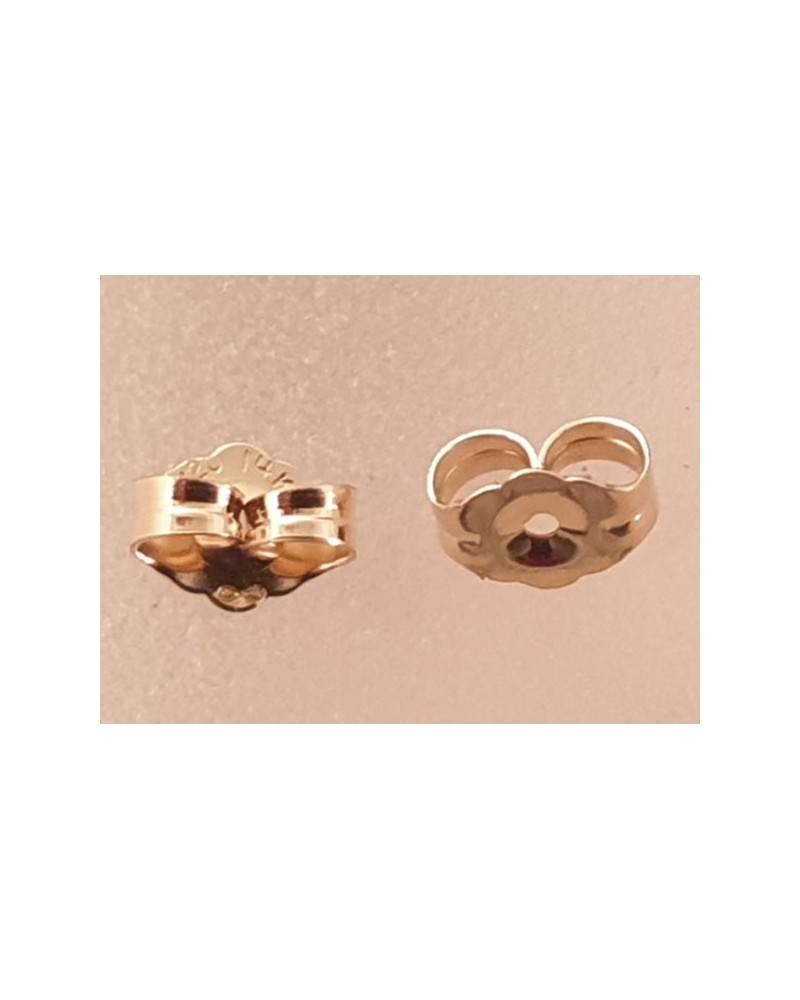 2 Stk. Ohrstecker Verschluss, Goldfilled