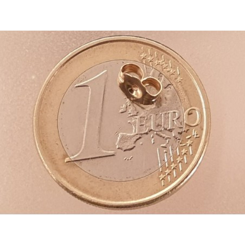 2 Stk. Ohrstecker Verschluss, Goldfilled