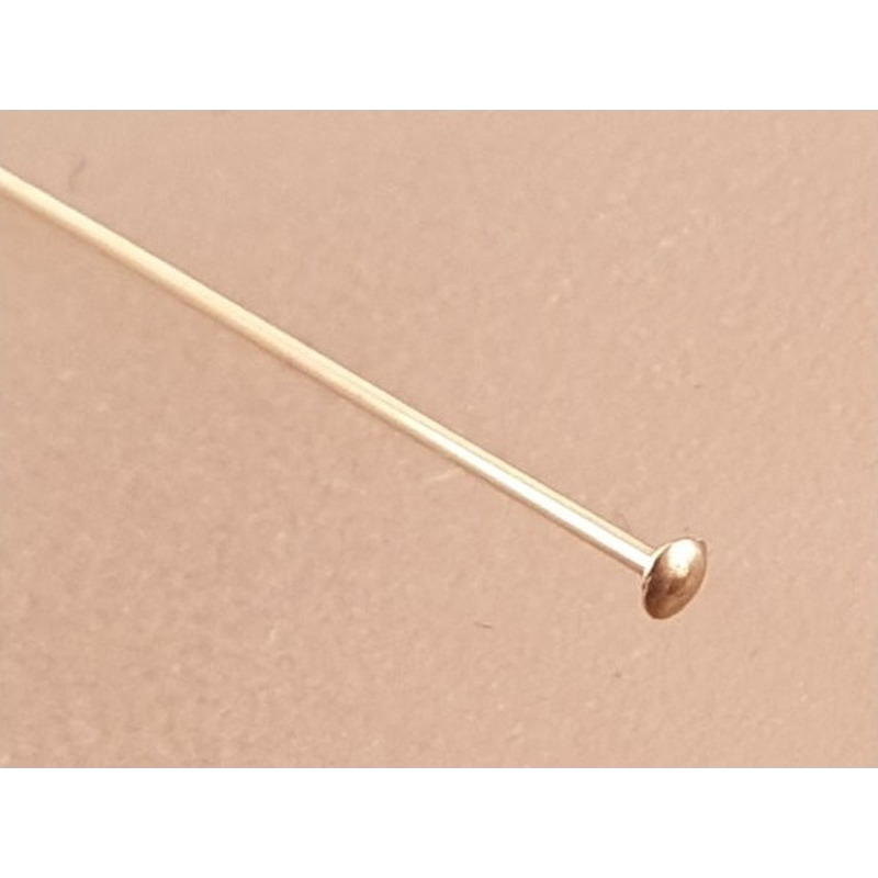 Nietstift 0,5x50mm, Goldfilled