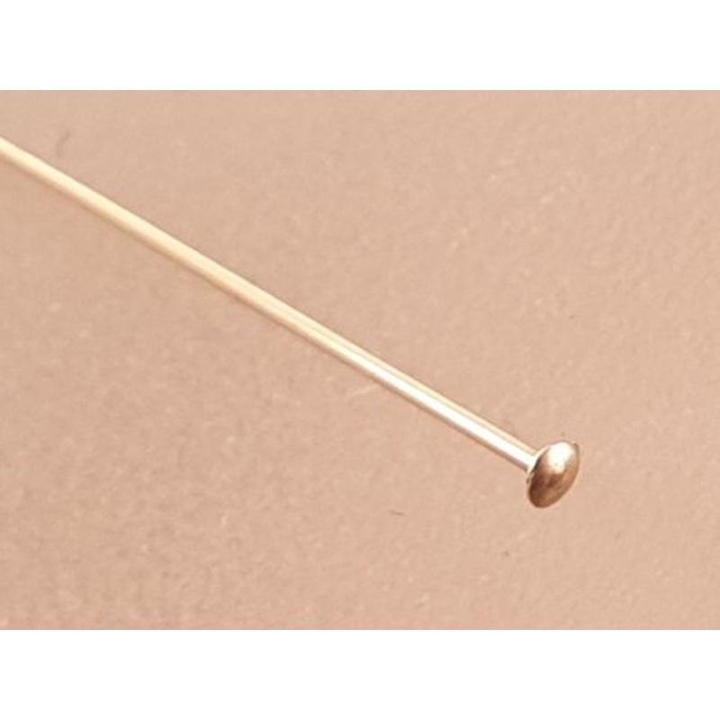 Nietstift 0,5x50mm, Goldfilled