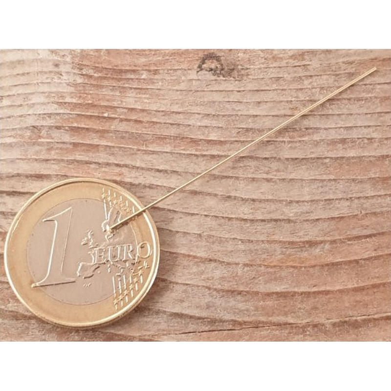 Nietstift 0,5x50mm, Goldfilled
