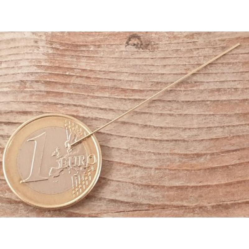 Nietstift 0,5x50mm, Goldfilled