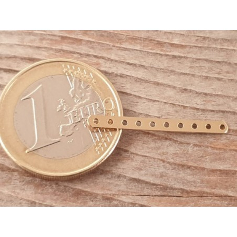 Zwischenteil, Steg 10-Loch Goldfilled
