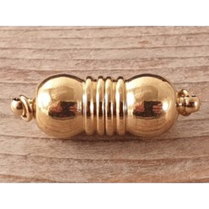 Magnetschliesse 8*23mm vergoldet