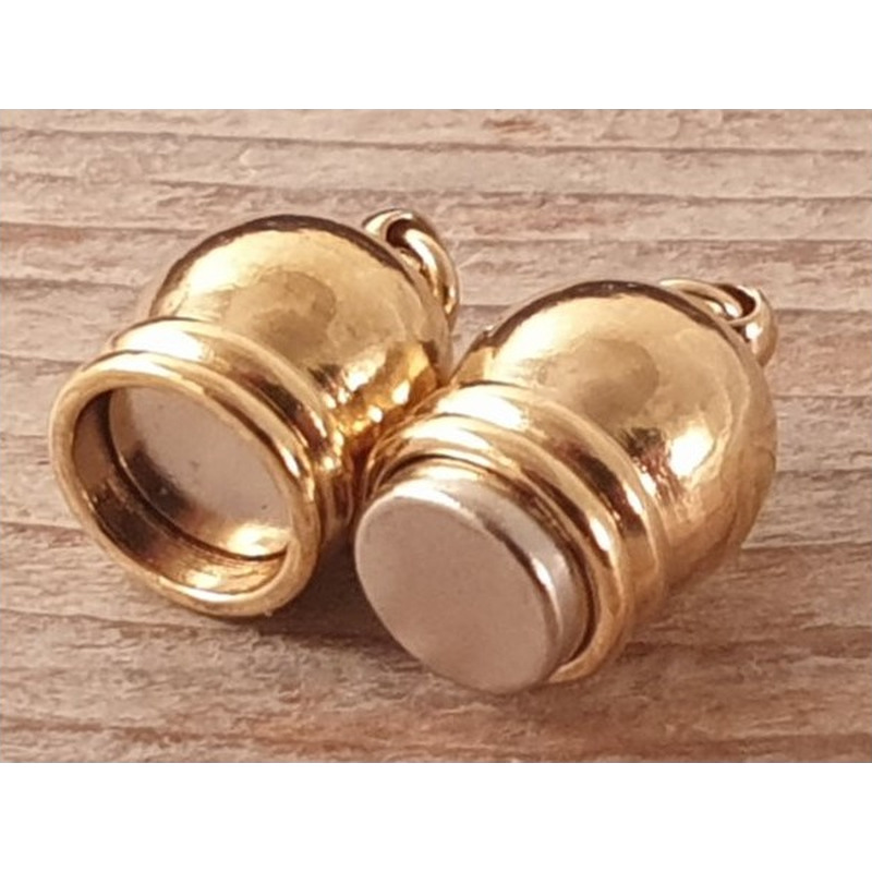 Magnetschliesse 8*23mm vergoldet
