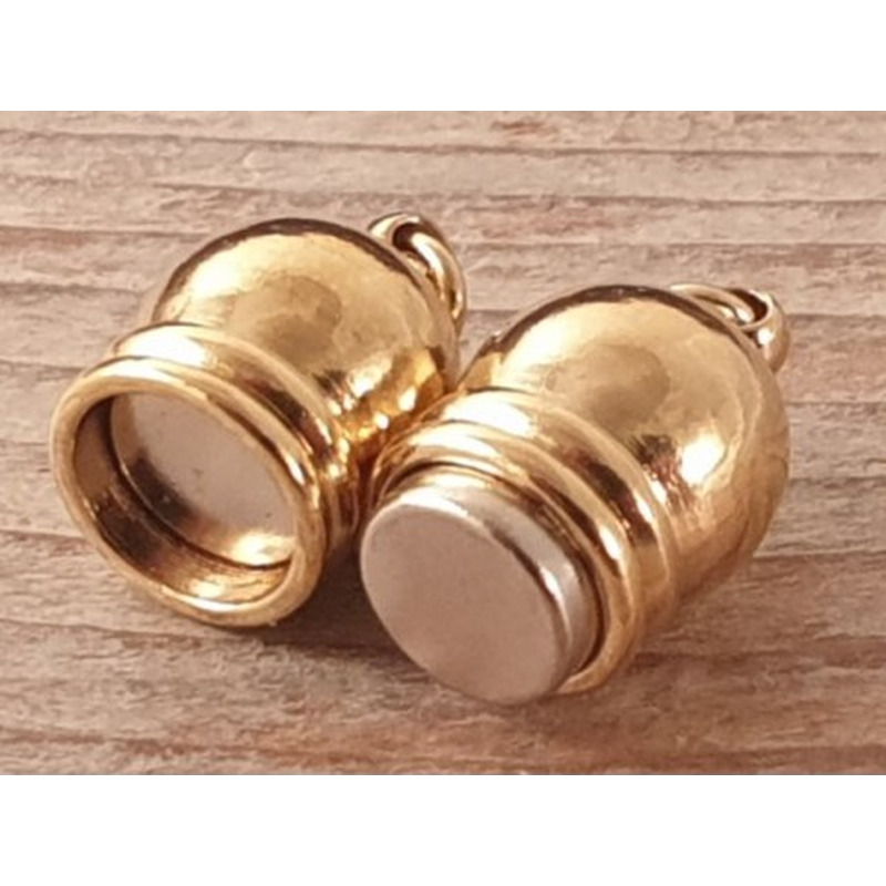 Magnetschliesse 8*23mm vergoldet