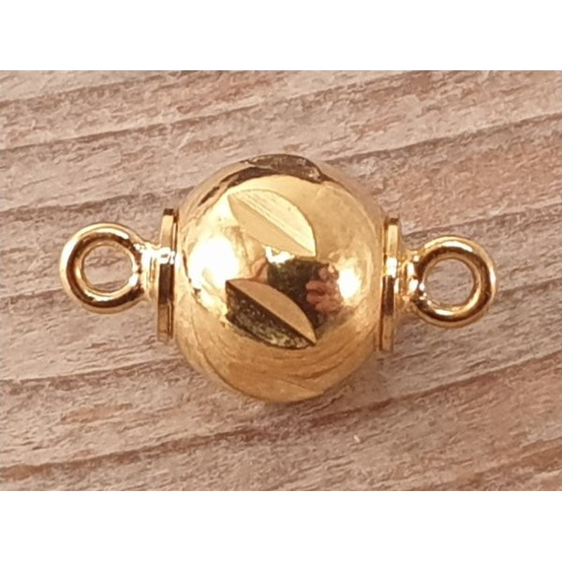 Magnetschliesse 8mm vergoldet