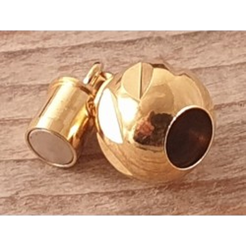 Magnetschliesse 8mm vergoldet 2