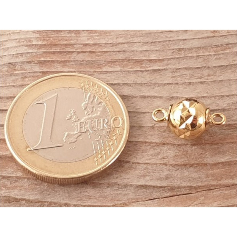 Magnetschliesse 8mm vergoldet