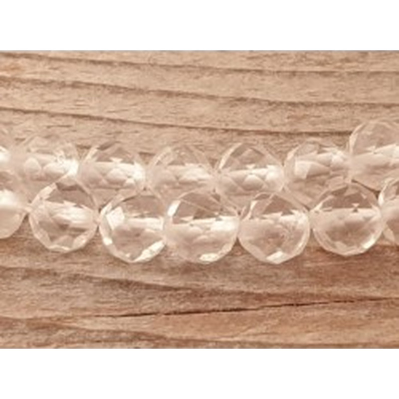 Bergkristallkette facettiert 5mm
