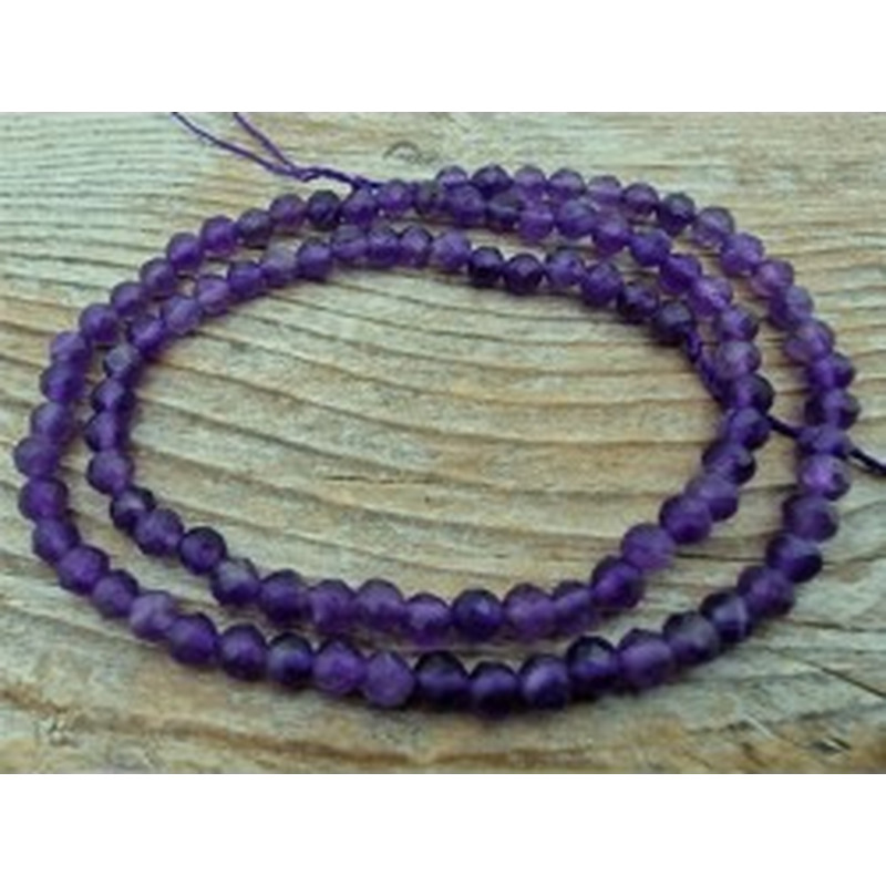Amethystkette facettiert 4mm 2