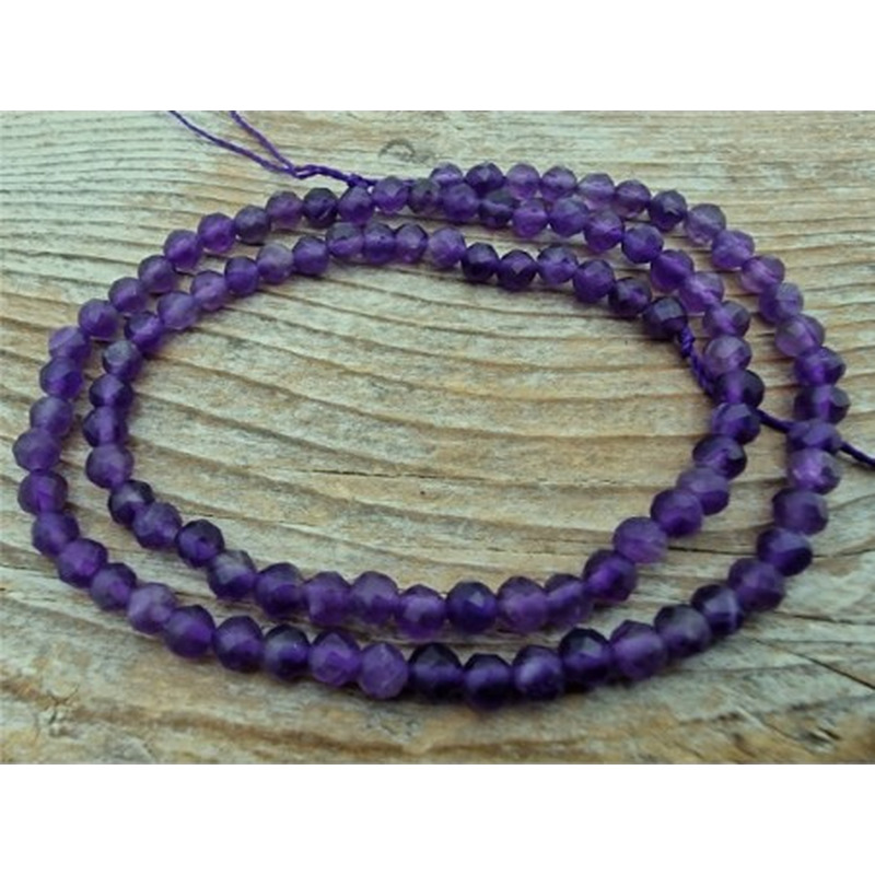 Amethystkette facettiert 4mm