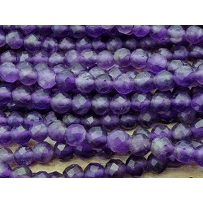Amethystkette facettiert 4mm