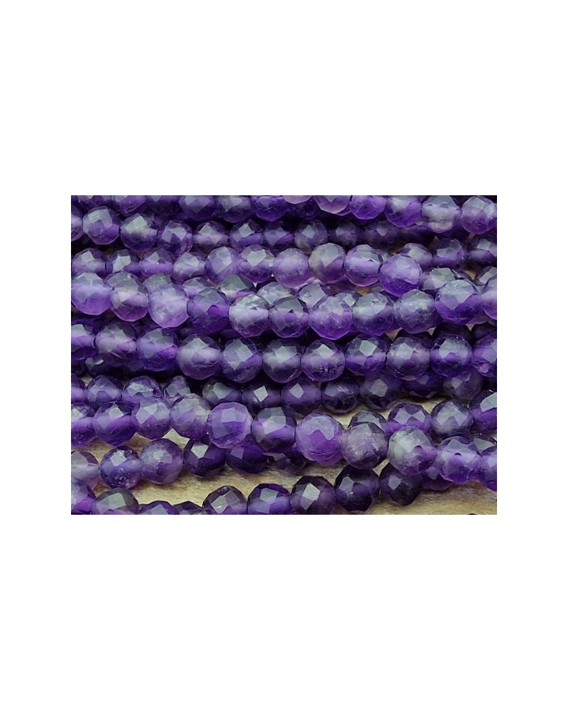 Amethystkette facettiert 4mm