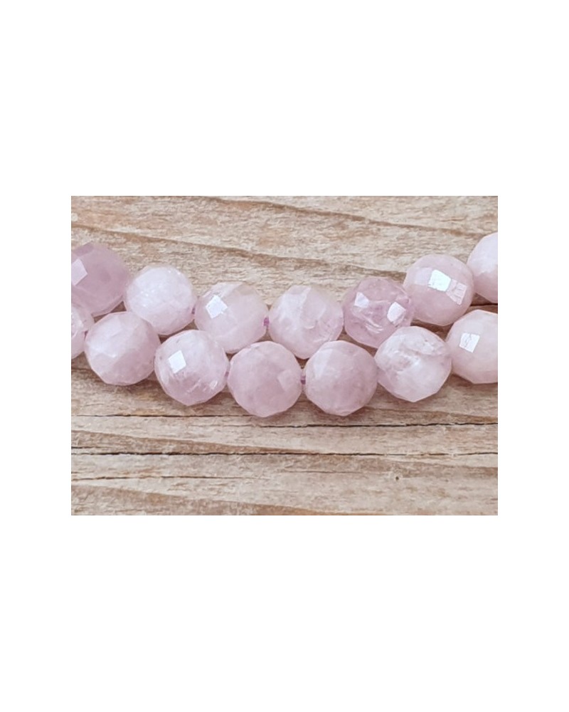 Kunzitkette facettiert 4mm