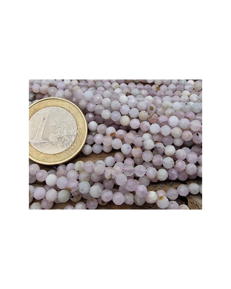 Kunzitkette facettiert 3mm