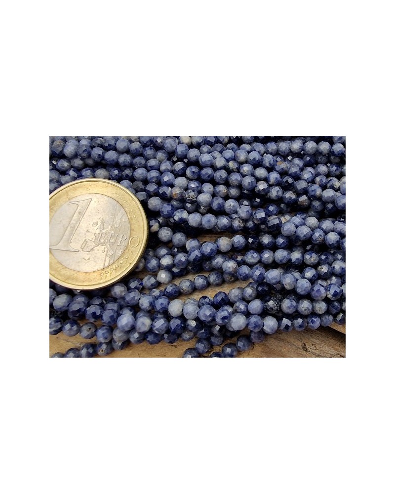 Saphirkette (Safir) facettiert 3mm