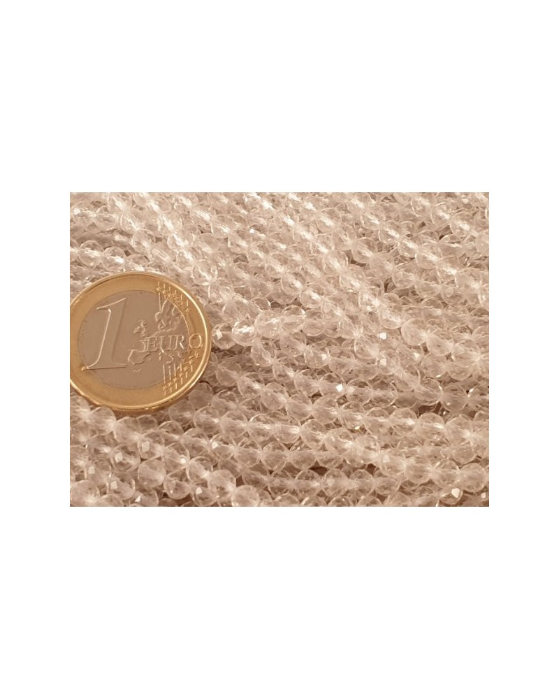 Bergkristallkette facettiert 4mm