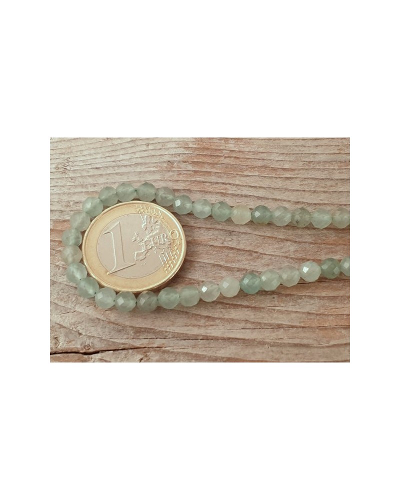 Aventurinkette facettiert 4mm