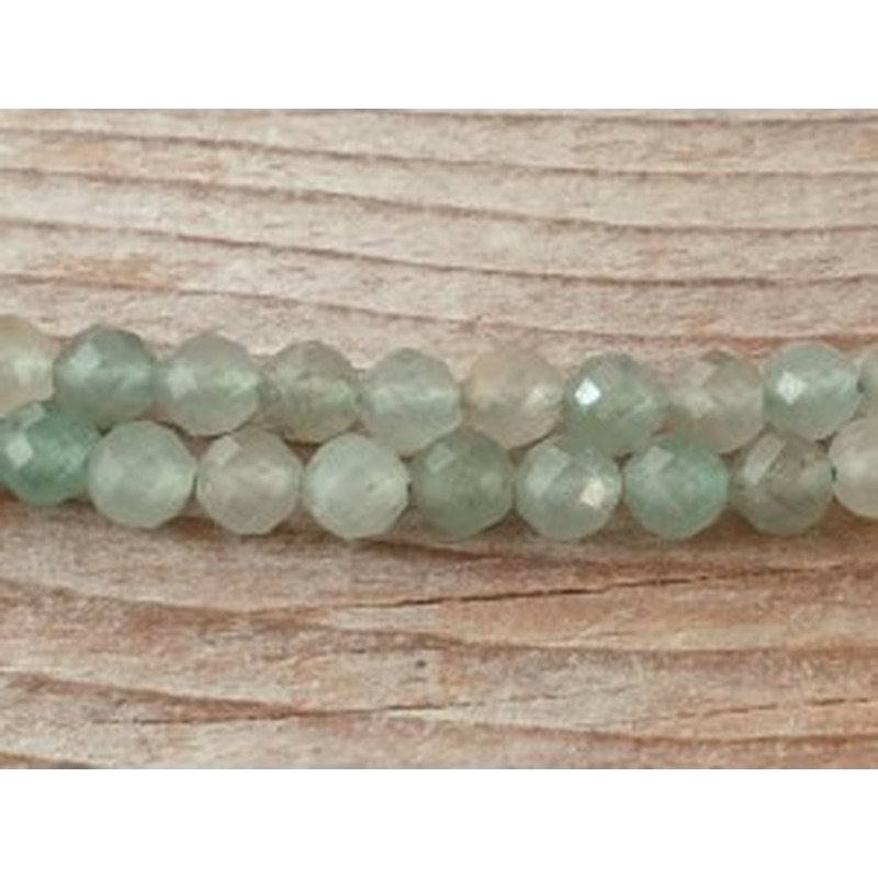 Aventurinkette facettiert 4mm
