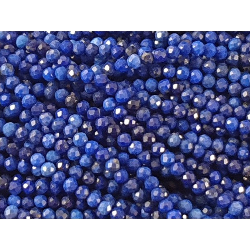 Lapislazulikette facettiert 2mm