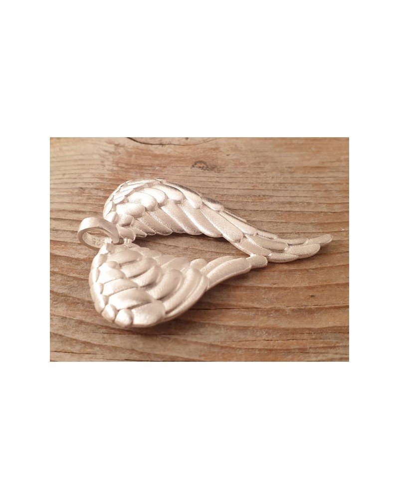 Engelsflügel 50x40mm, 925 Silber