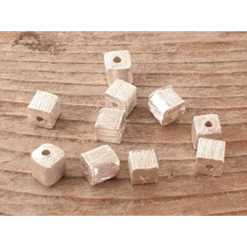Zwischenteil, Würfel 4mm, 925 Silber