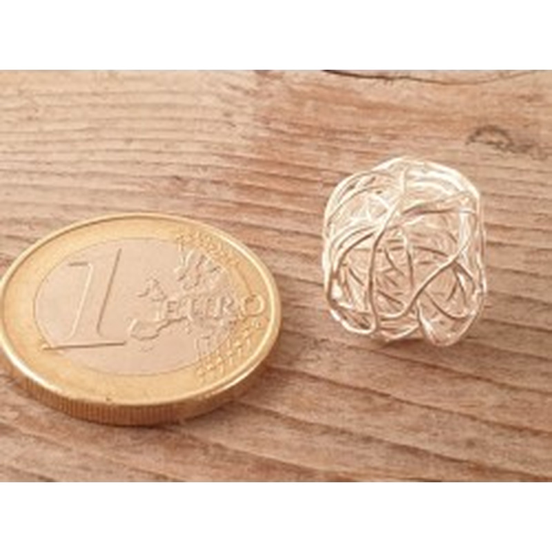 Zwischenteil, Würfel 11-12mm, 925 Silber 2