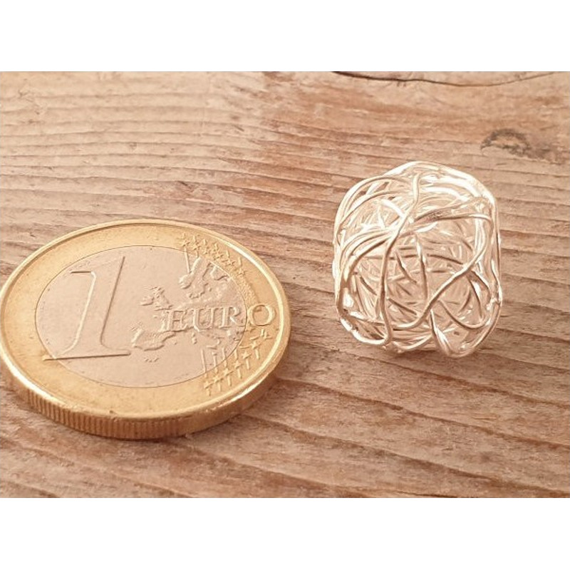 Zwischenteil, Würfel 11-12mm, 925 Silber