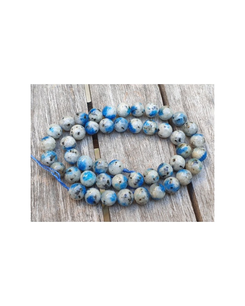 K2-Azuritkette (K2 Nite Stone) 8mm