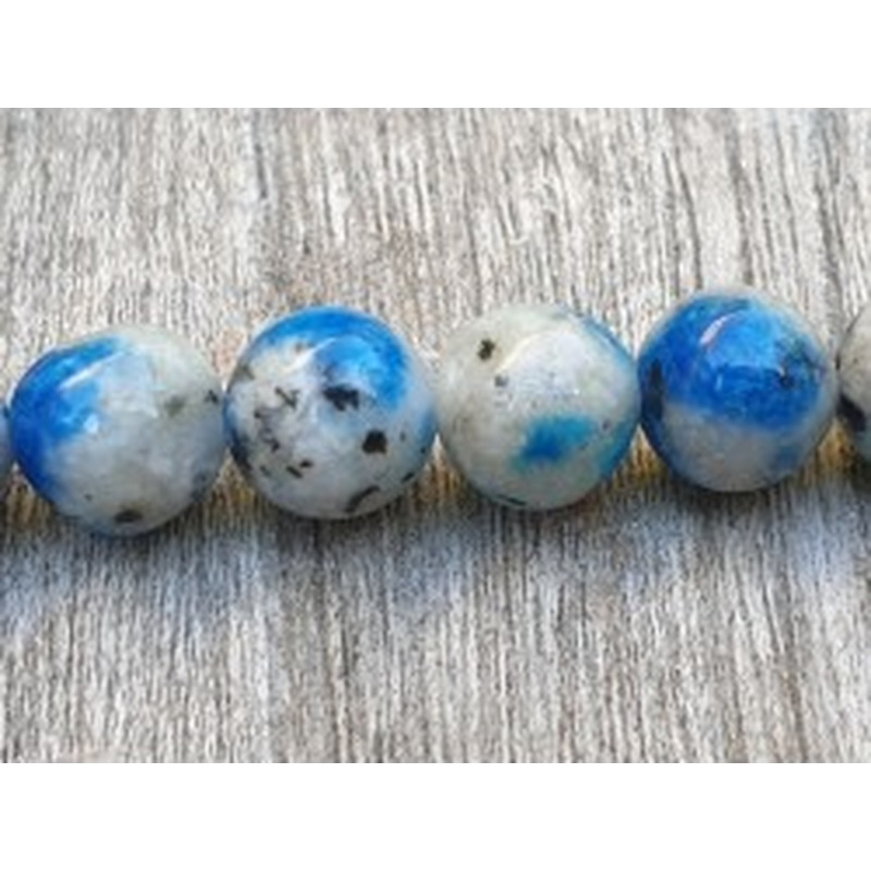 K2-Azuritkette (K2 Nite Stone) 8mm