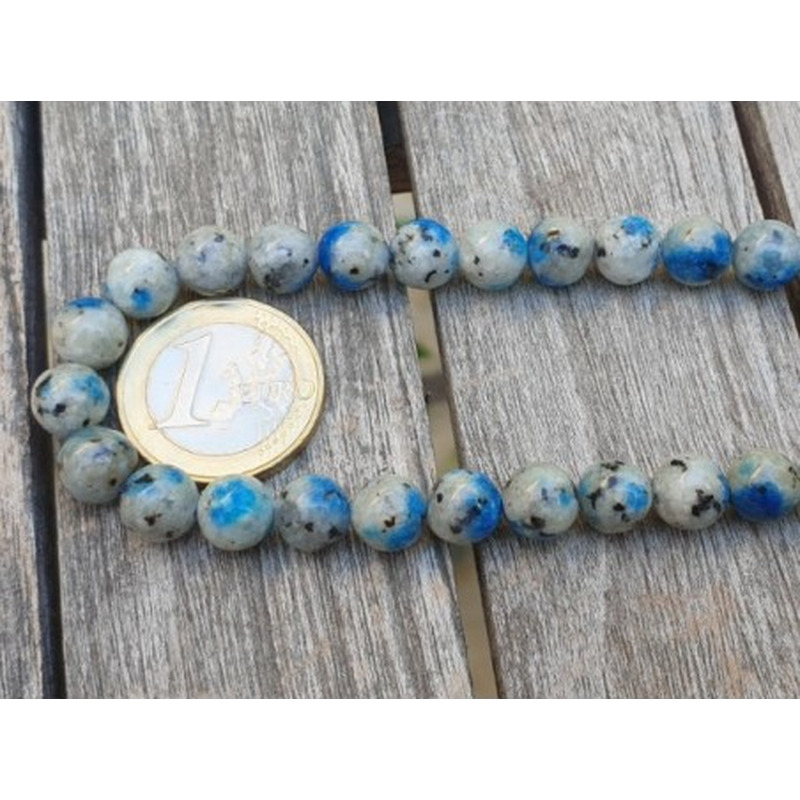 K2-Azuritkette (K2 Nite Stone) 8mm