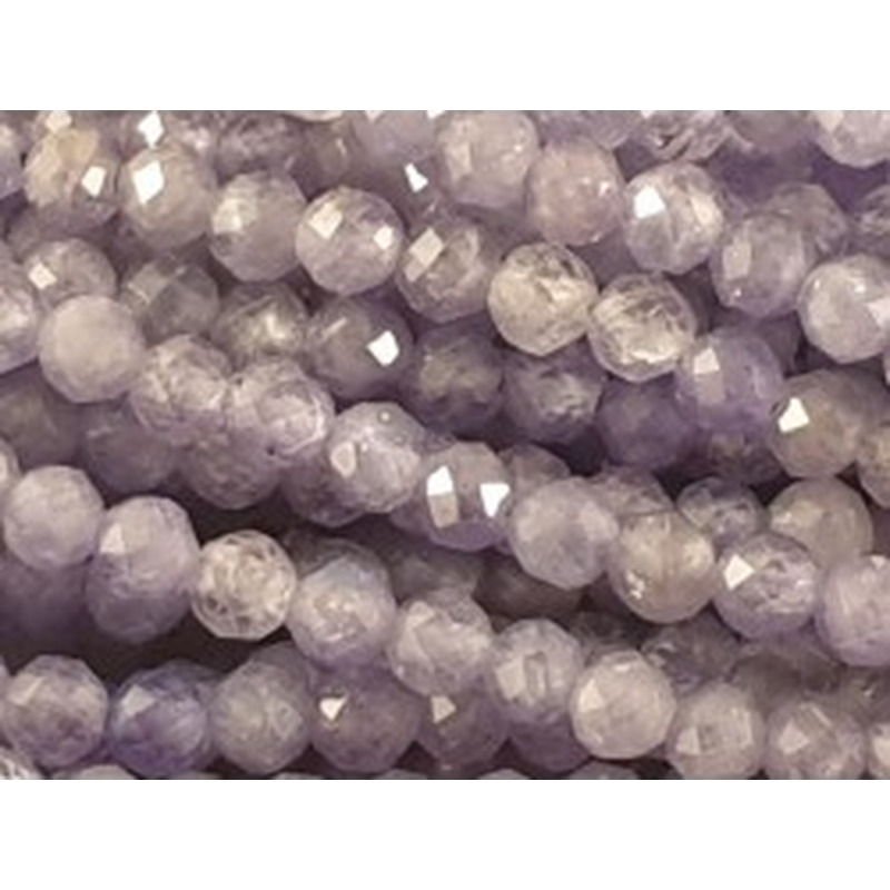 Tansanitkette facettiert 3mm
