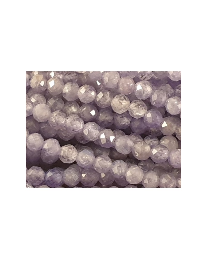 Tansanitkette facettiert 3mm