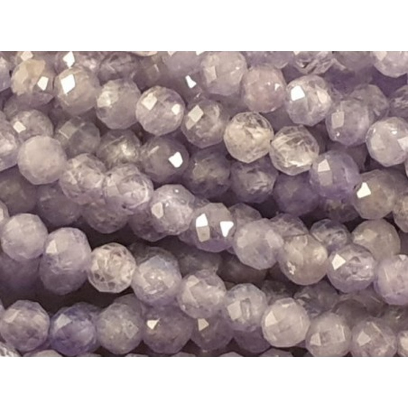 Tansanitkette facettiert 3mm