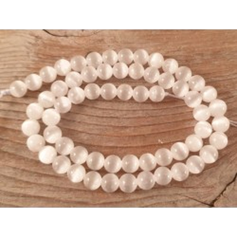 Selenitkette 6mm 2