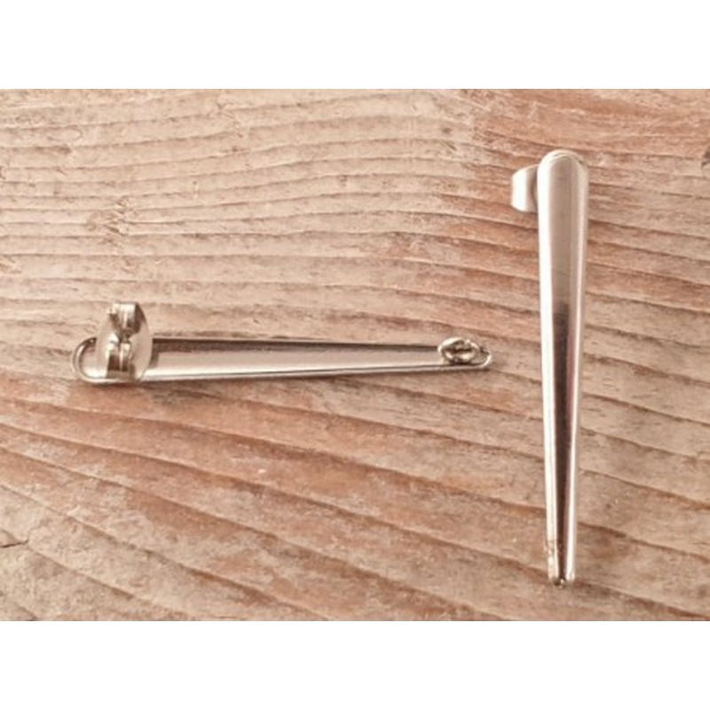 Ohrstecker 35mm (2 Stk), Edelstahl