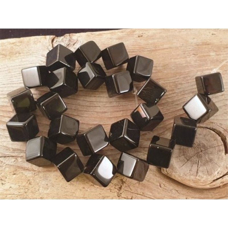 Onyxkette Quader 12mm