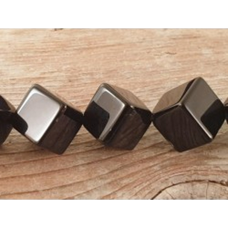 Onyxkette Quader 12mm