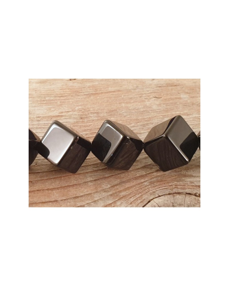 Onyxkette Quader 12mm
