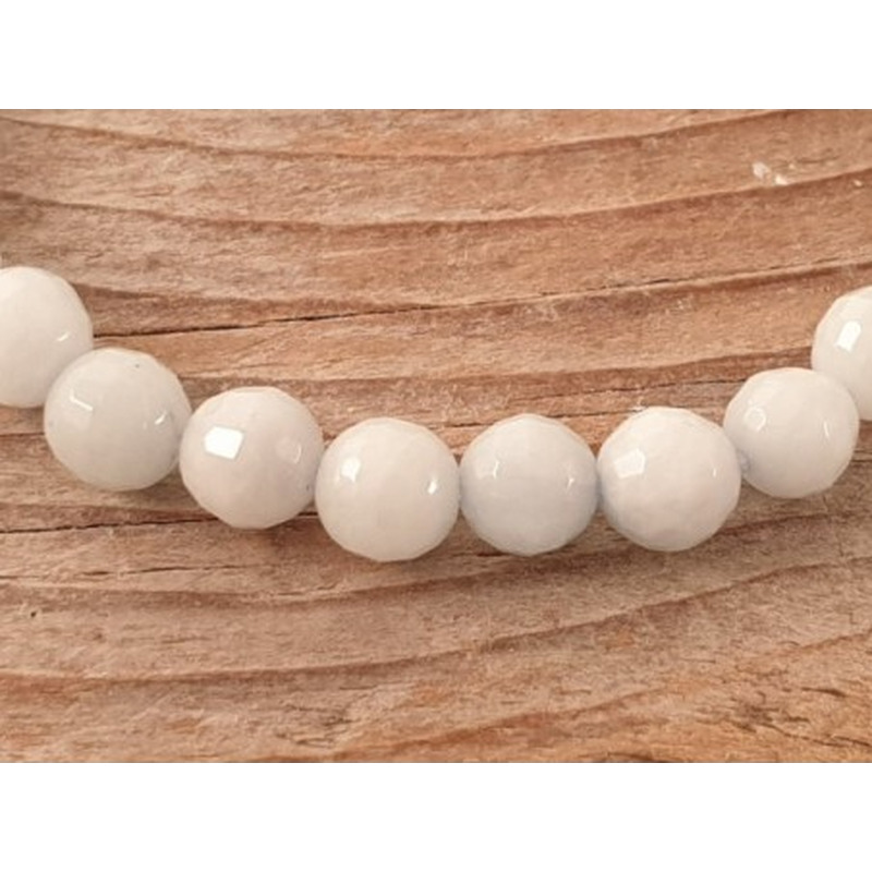 Aquamarin Armband facettiert 6mm