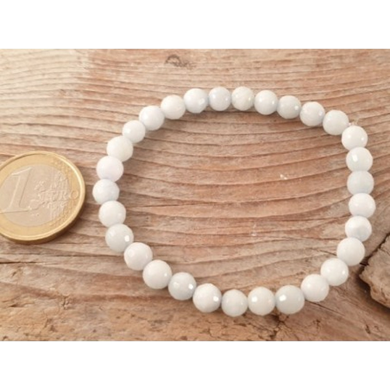 Aquamarin Armband facettiert 6mm
