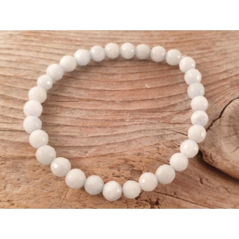 Aquamarin Armband facettiert 6mm