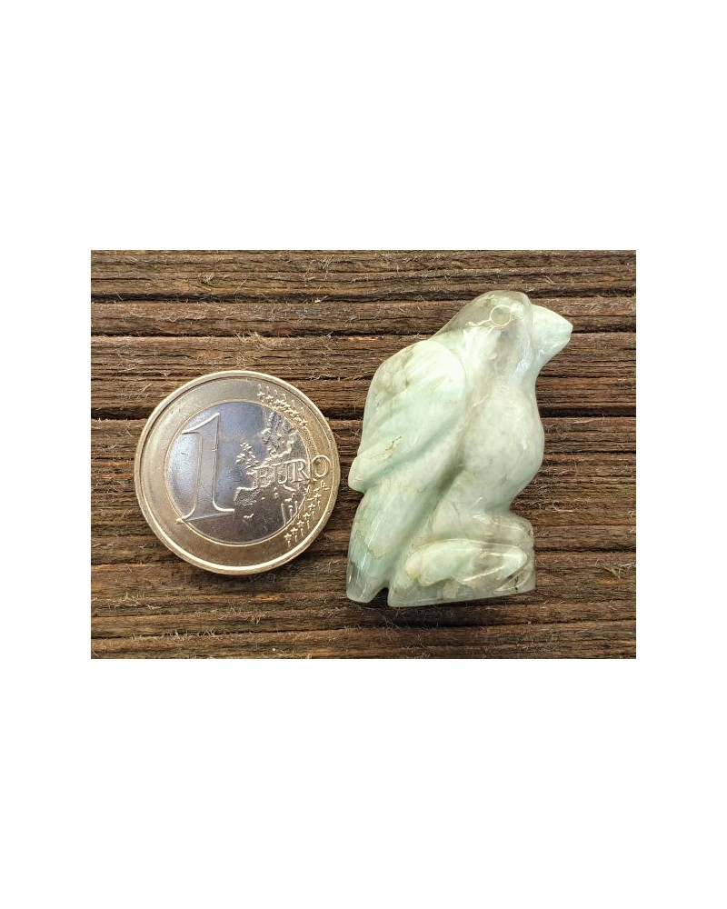 Smaragd (Beryll) Vogel 32mm