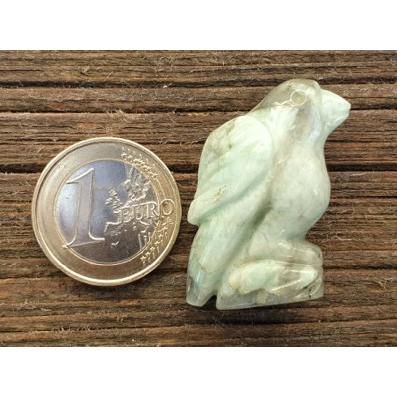 Smaragd (Beryll) Vogel 32mm