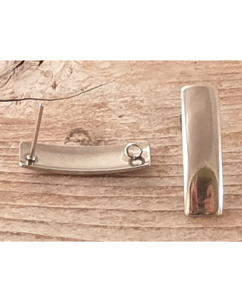 Ohrstecker 6x21mm (2 Stk), Edelstahl