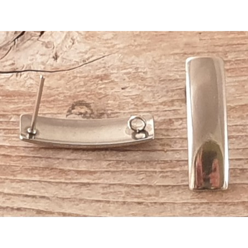 Ohrstecker 6x21mm (2 Stk), Edelstahl