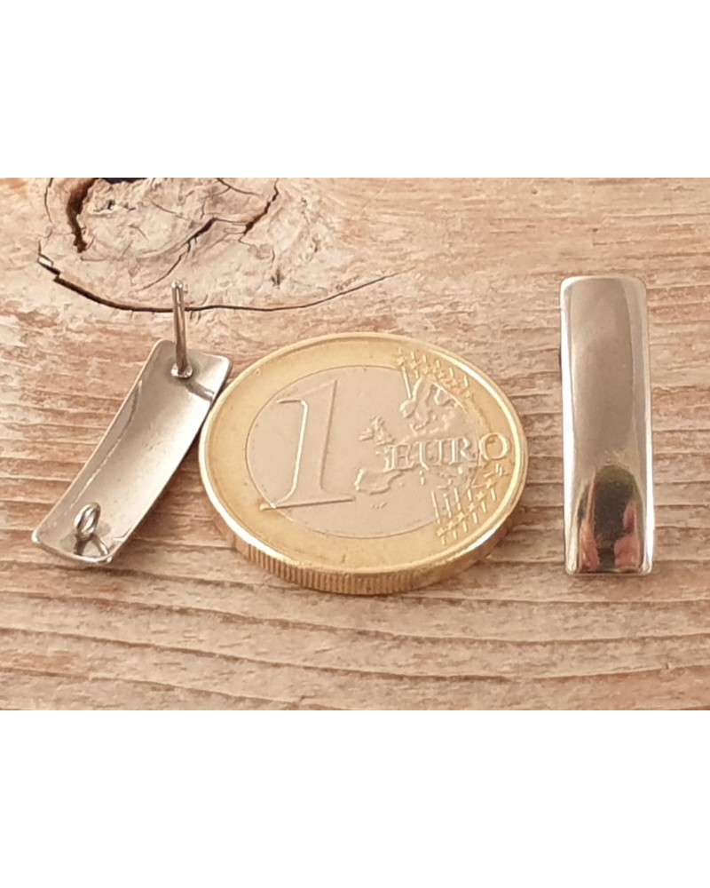 Ohrstecker 6x21mm (2 Stk), Edelstahl